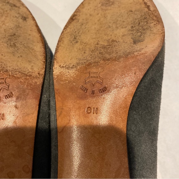 (1) Trendy Pair Of Vintage Gray Amalfi Women’s Dress Designer Heels Size 8 - Picture 15 of 15